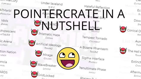 pointercrate|Pointercrate in a nutshell .